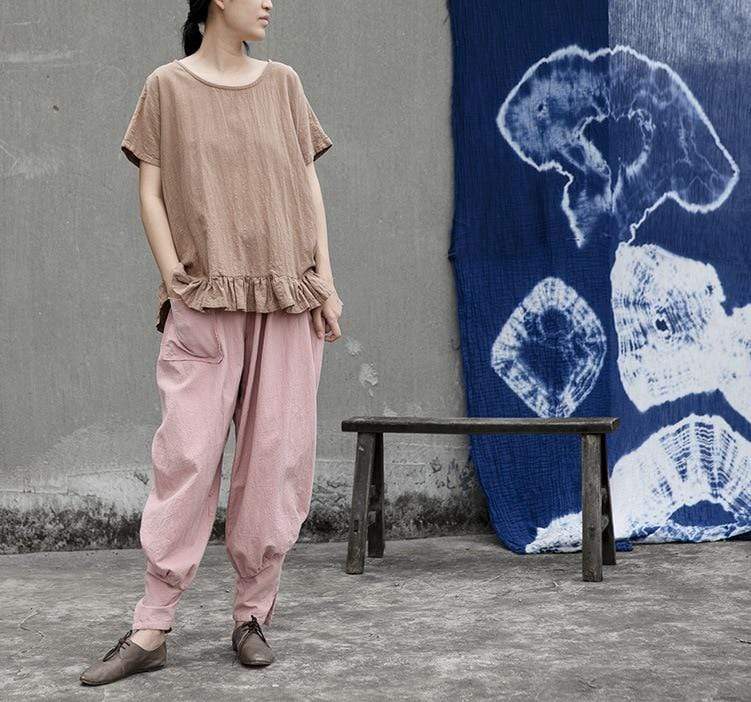 A Vintage Style Pants with Delicate Timeless Details
