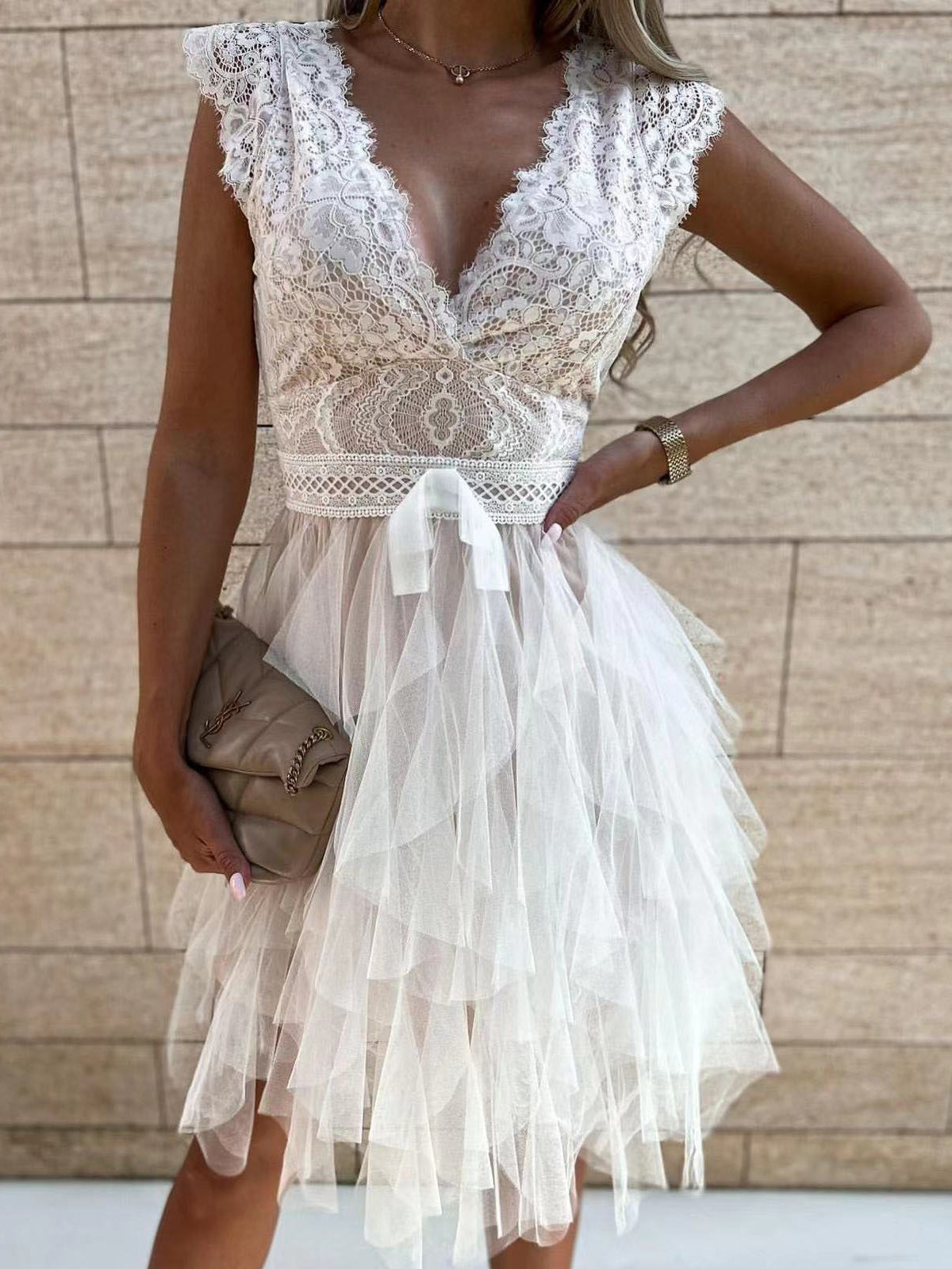 A Vintage Style Dress with Delicate Timeless Details