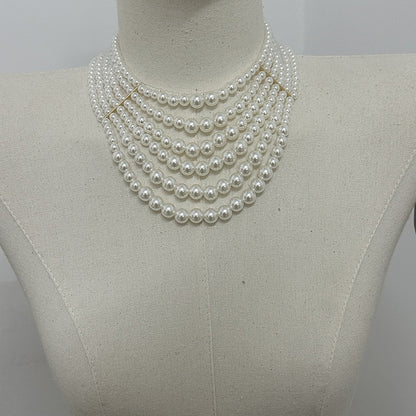 Gold Pearl Necklace
