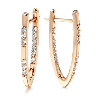 Delicate Artisan Gold Earring