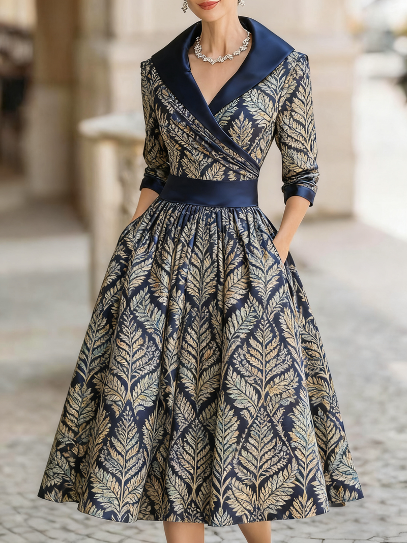 Classic Vintage Dress with a Flattering Fit