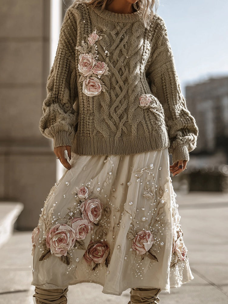 Beautifully Finished Sweater in a Timeless Design