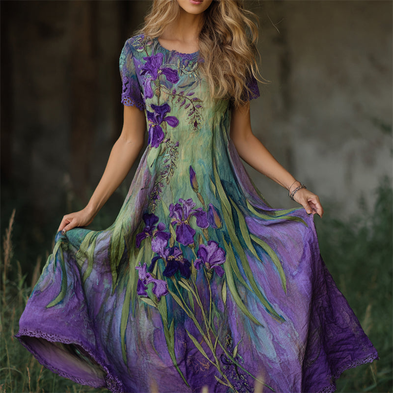 A Vintage Style Dress with Delicate Timeless Details