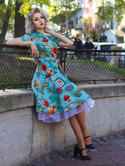 A Vintage Style Dress with Delicate Timeless Details