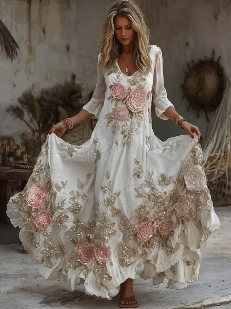 Classic Vintage Dress with a Flattering Fit