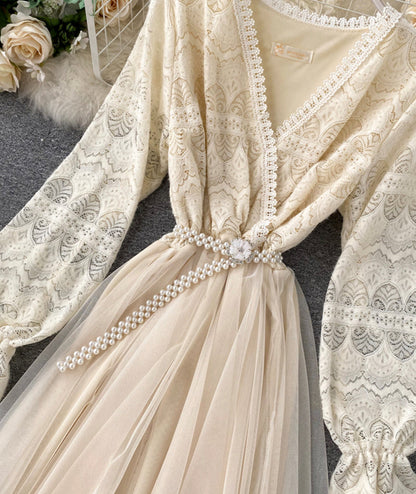 A Vintage Style Dress with Delicate Timeless Details
