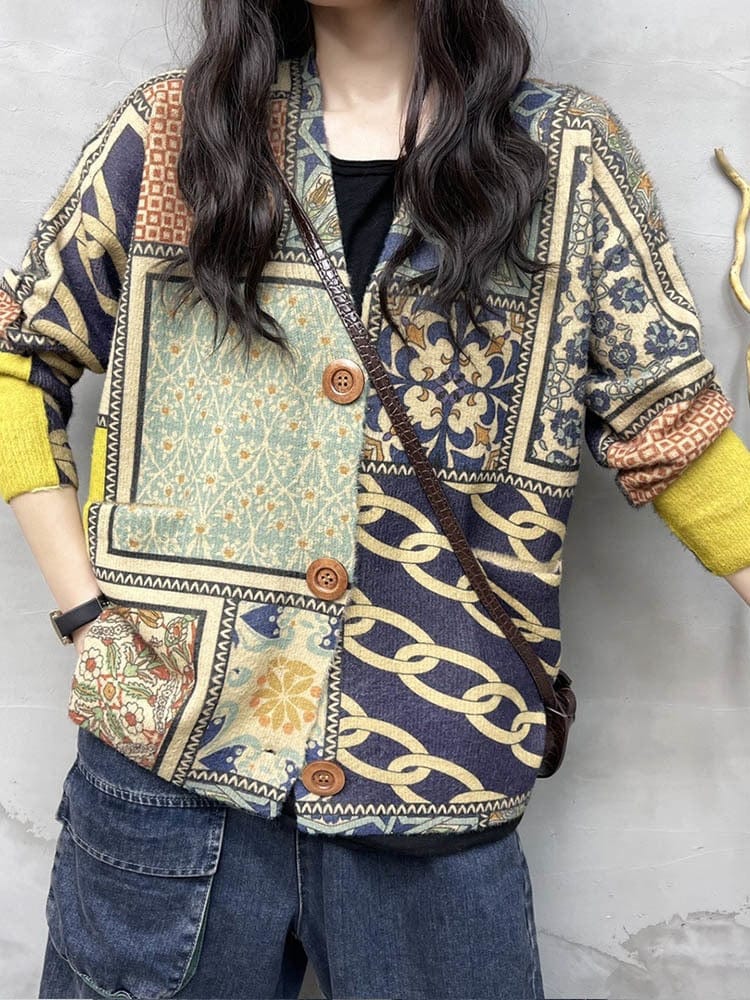 Classic Vintage Cardigan with a Flattering Fit