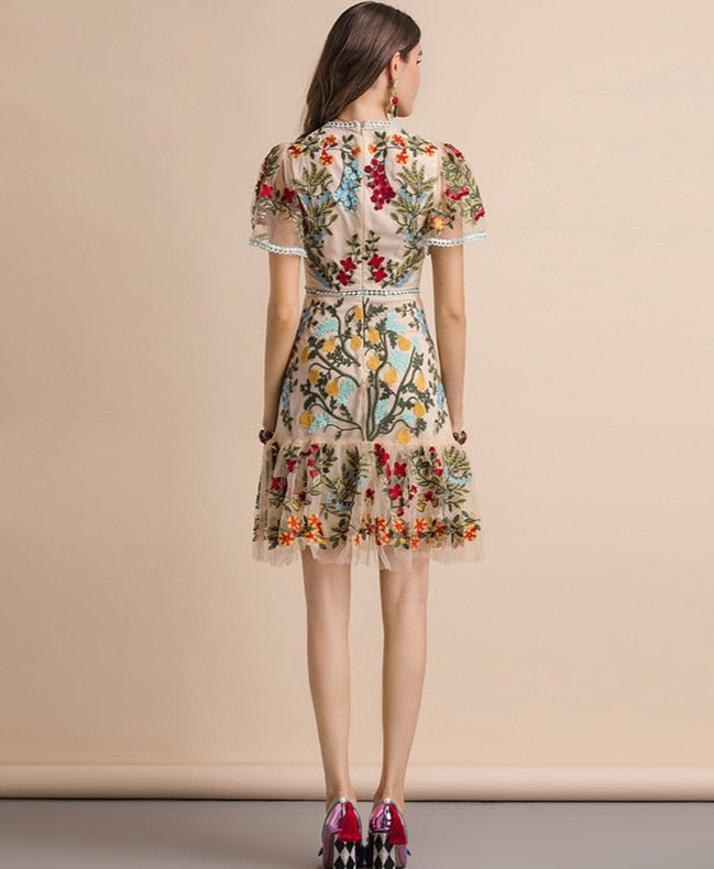 A Vintage Style Dress with Delicate Timeless Details