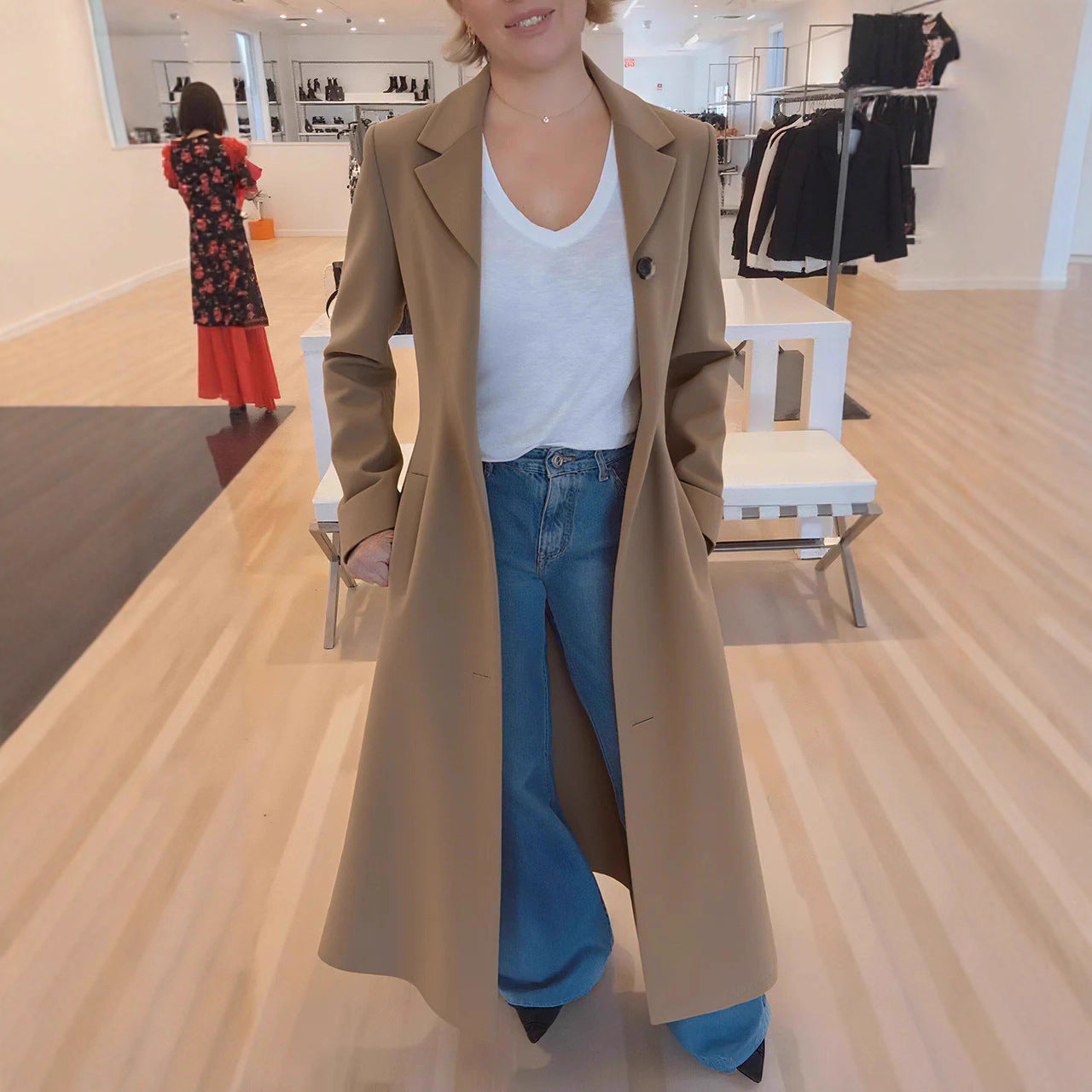 Gracefully Styled Coat for Any Occasion