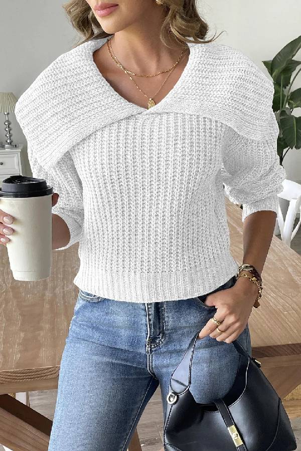Beautifully Finished Sweater in a Timeless Design
