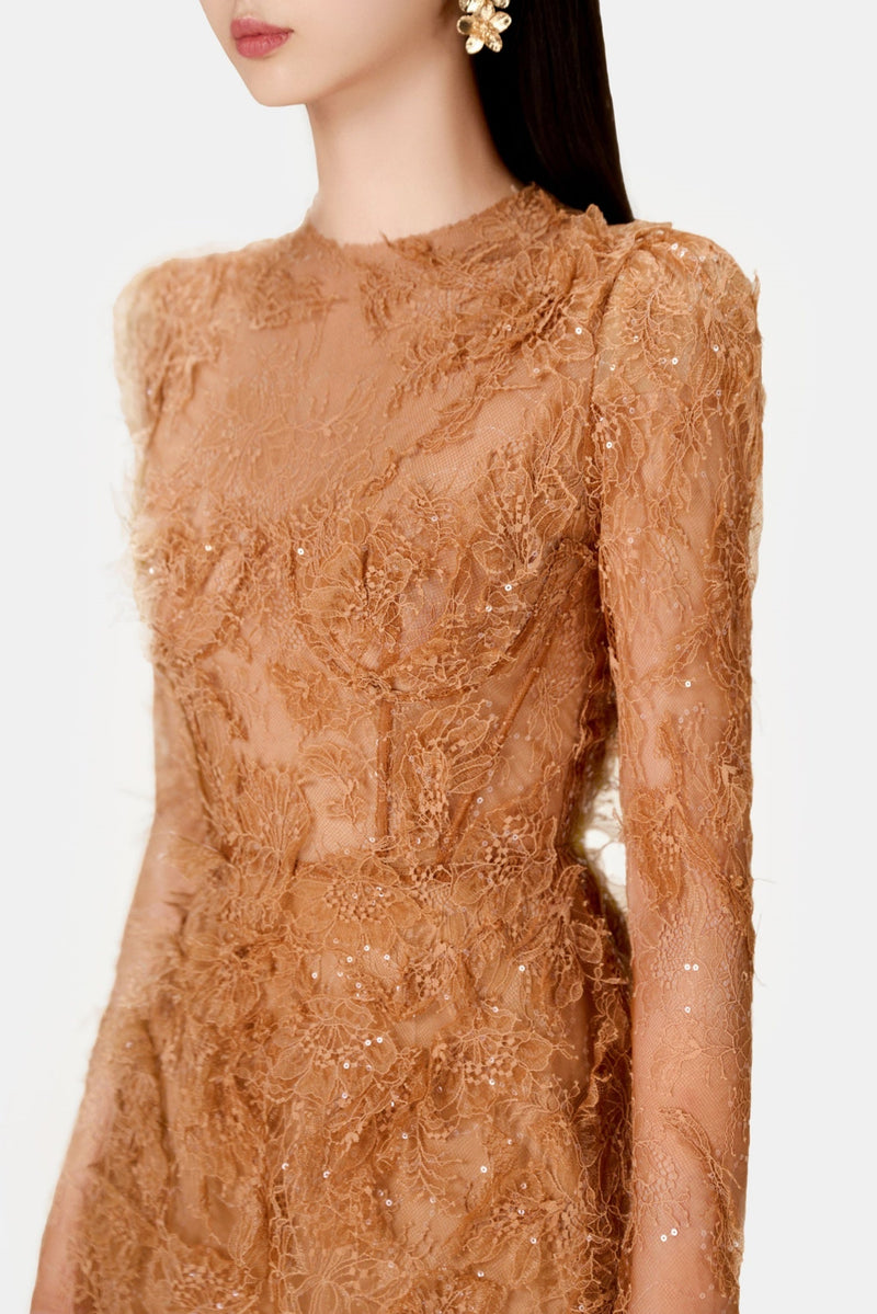 A Vintage Style Dress with Delicate Timeless Details
