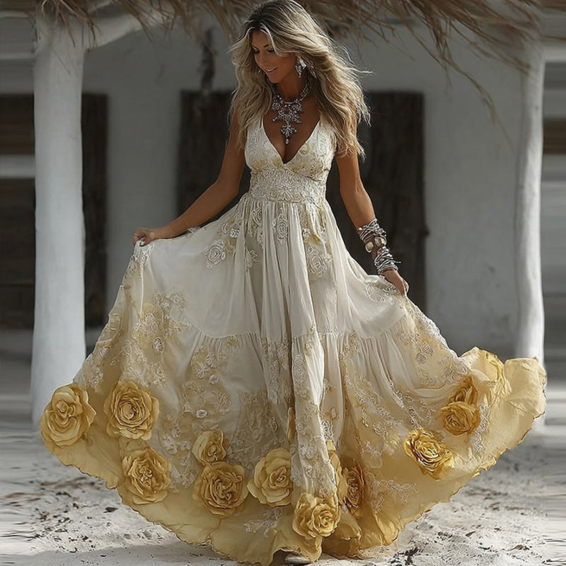 A Vintage Style Dress with Delicate Timeless Details