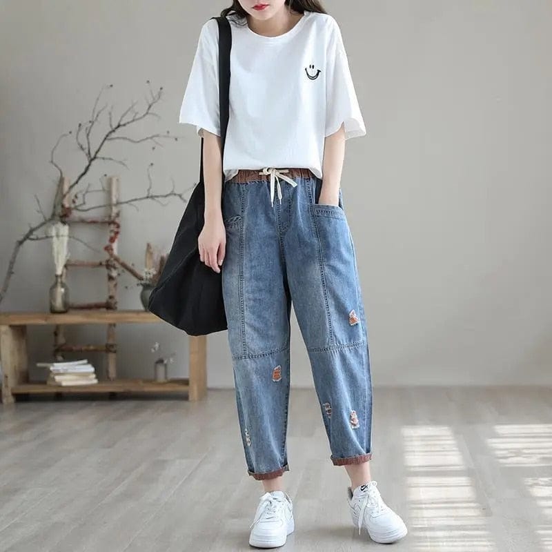 A Vintage Style Pants with Delicate Timeless Details