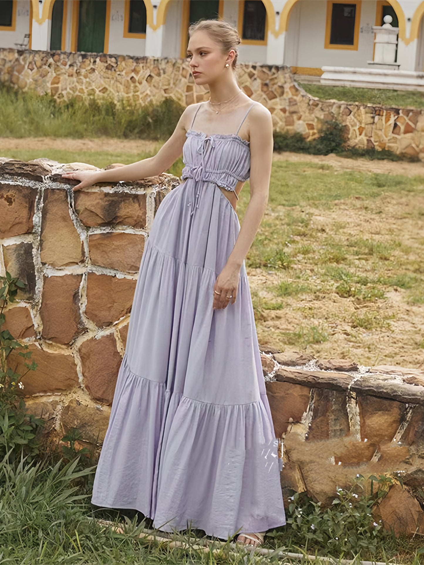 A Vintage Style Dress with Delicate Timeless Details