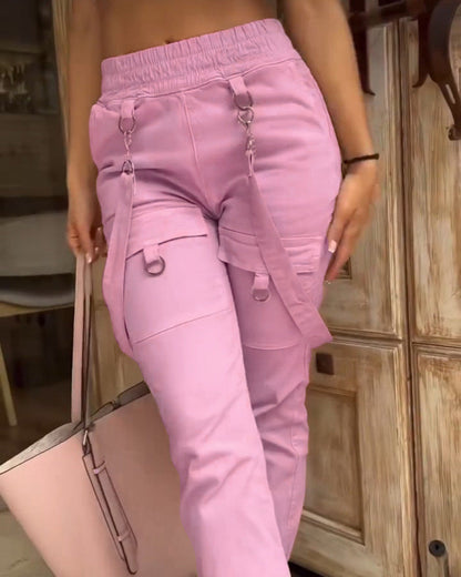 A Vintage Style Pants with Delicate Timeless Details