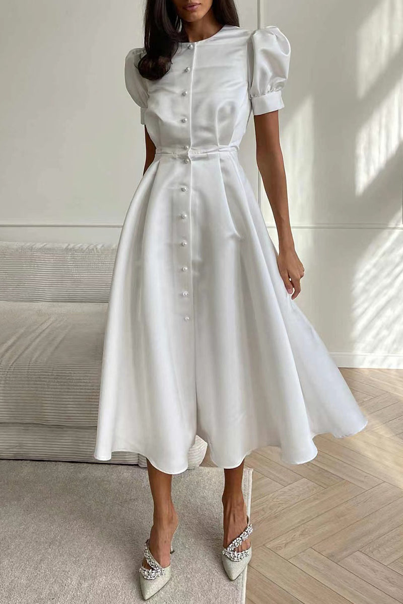 A Vintage Style Dress with Delicate Timeless Details