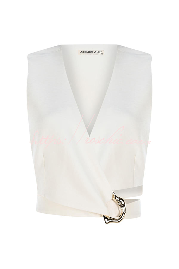 A Vintage Style Pants with Delicate Timeless Details