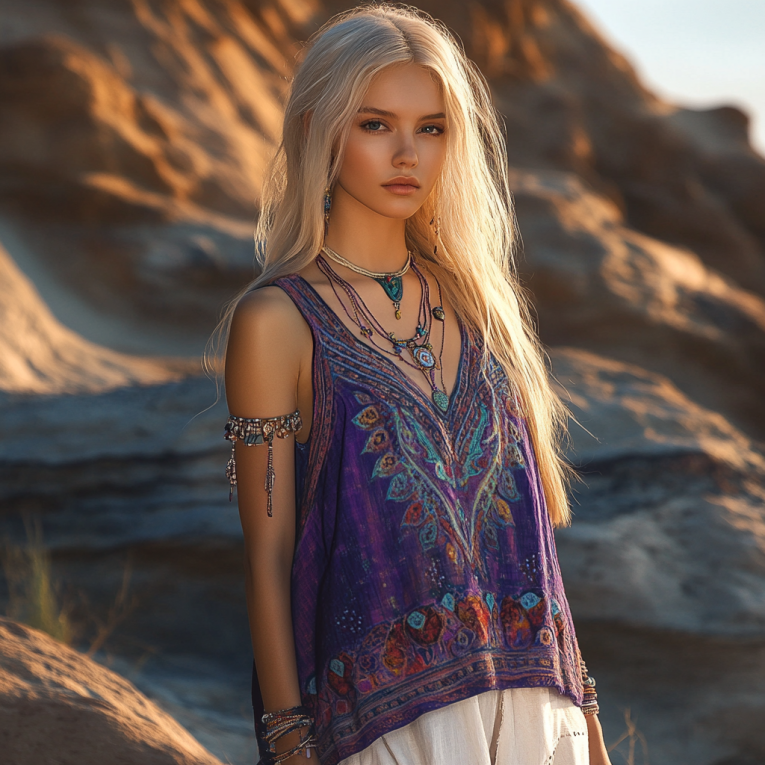 A Vintage Style Top with Delicate Timeless Details