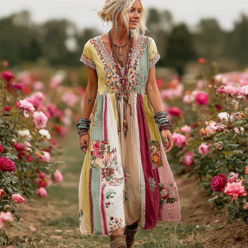 A Vintage Style Dress with Delicate Timeless Details