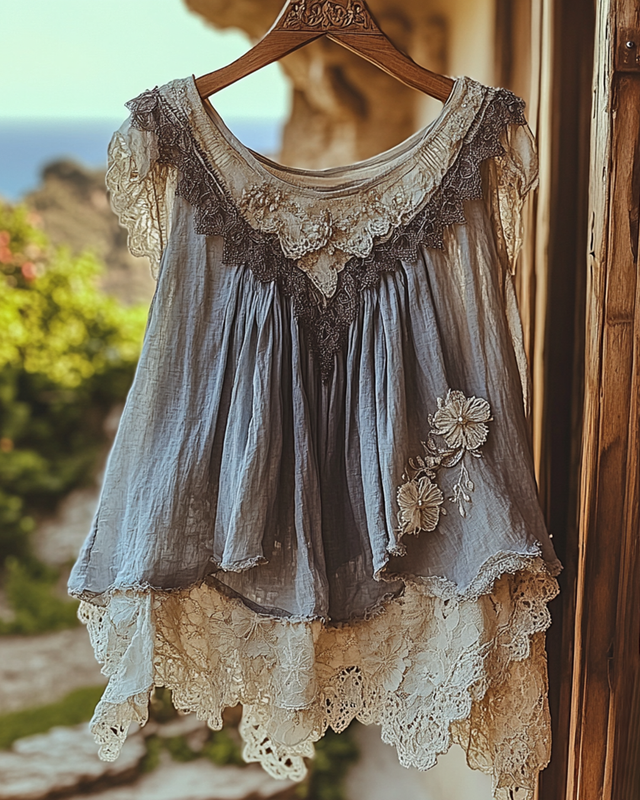Timeless Vintage Style Top