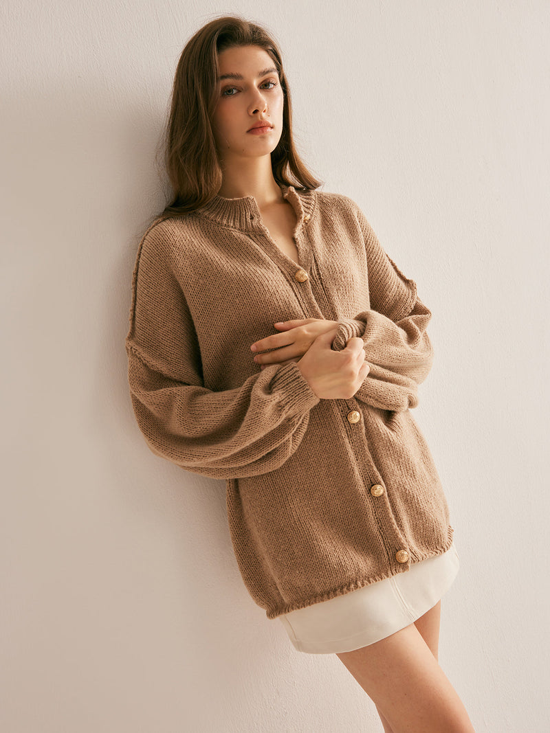 Classic Vintage Cardigan with a Flattering Fit