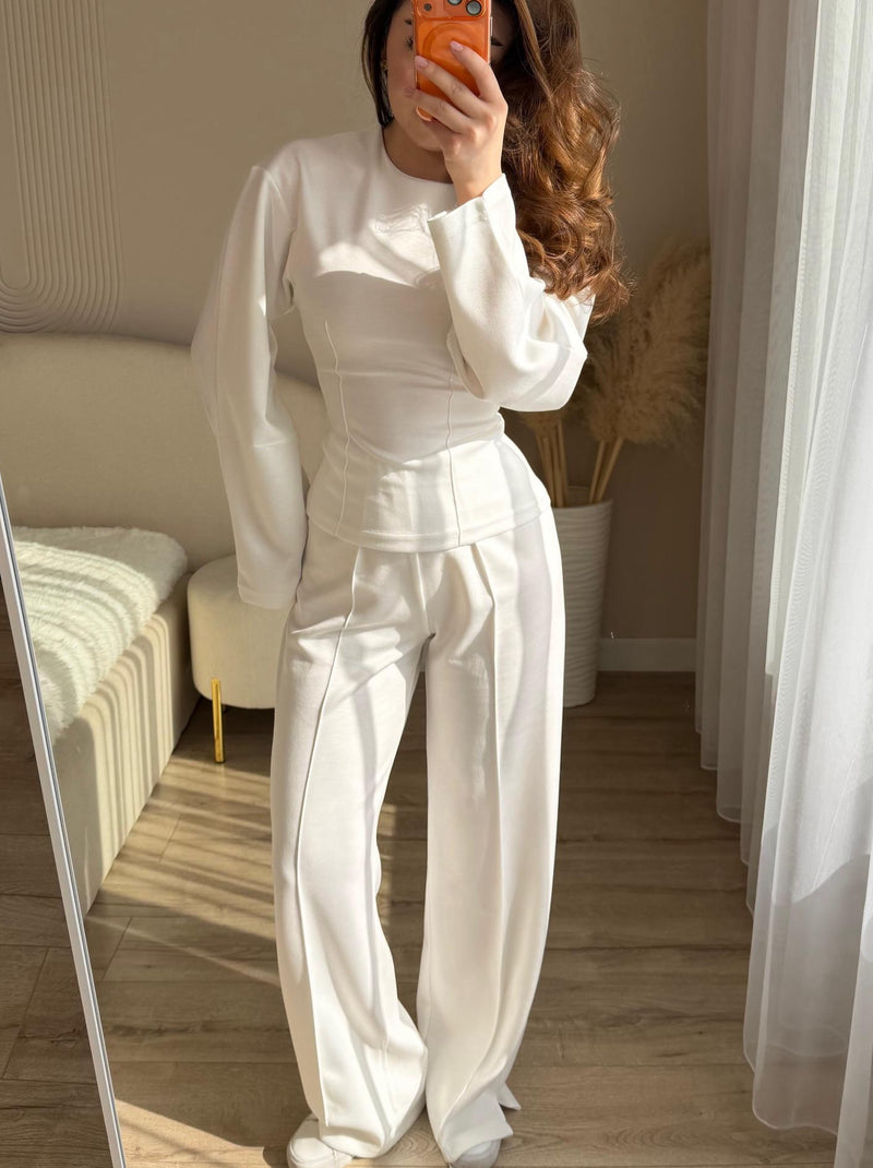 A Vintage Style Pants with Delicate Timeless Details