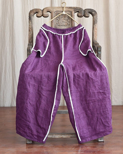 A Vintage Style Pants with Delicate Timeless Details