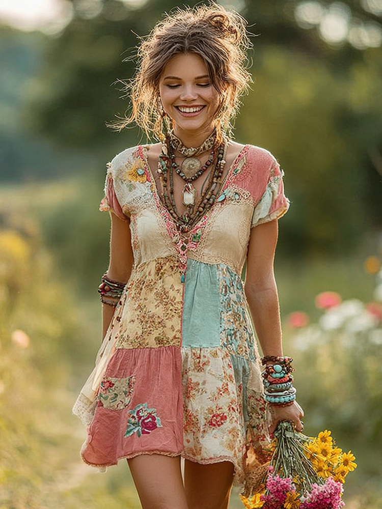 A Vintage Style Dress with Delicate Timeless Details