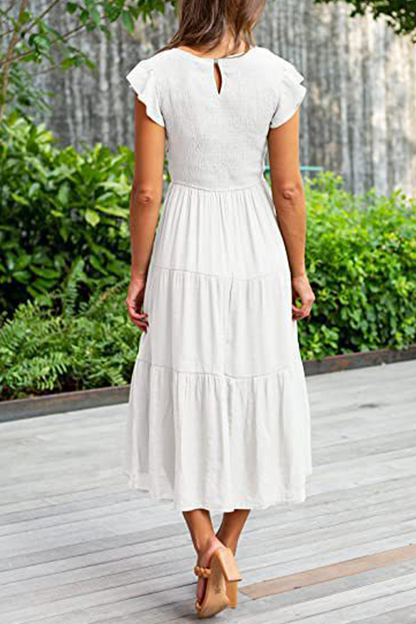 A Vintage Style Dress with Delicate Timeless Details