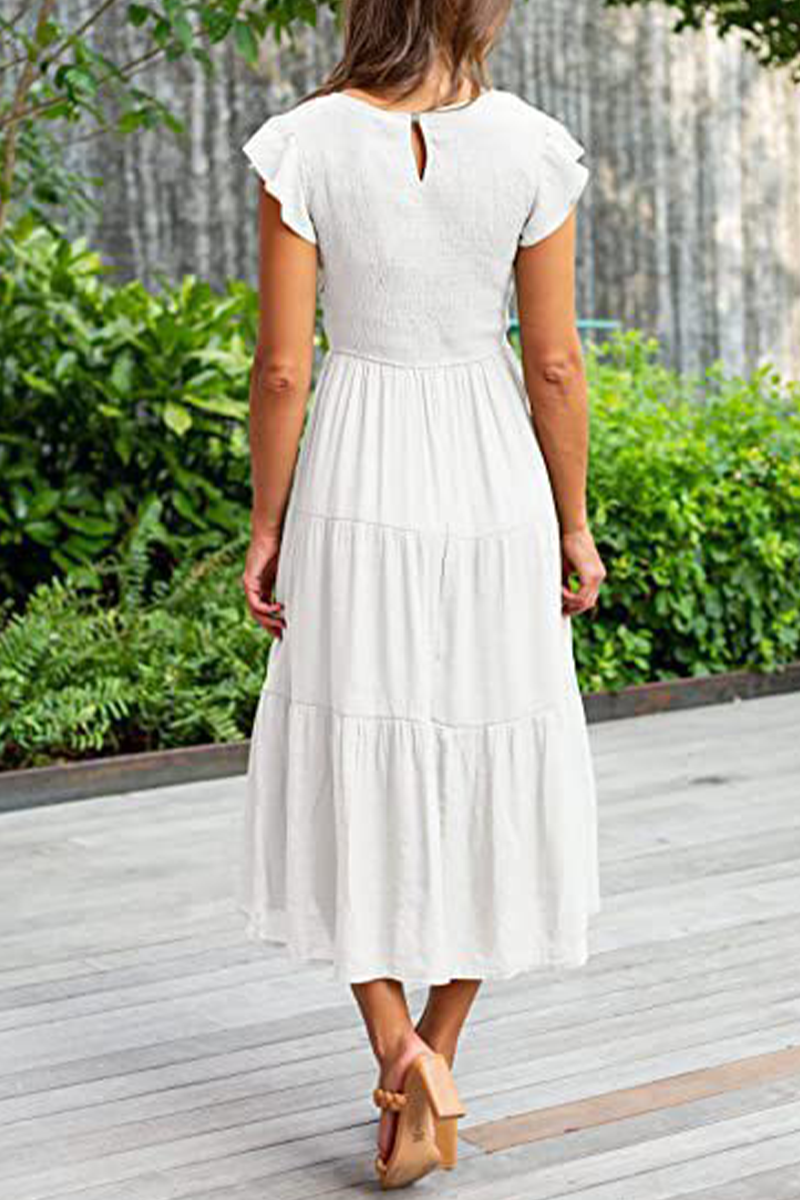 A Vintage Style Dress with Delicate Timeless Details
