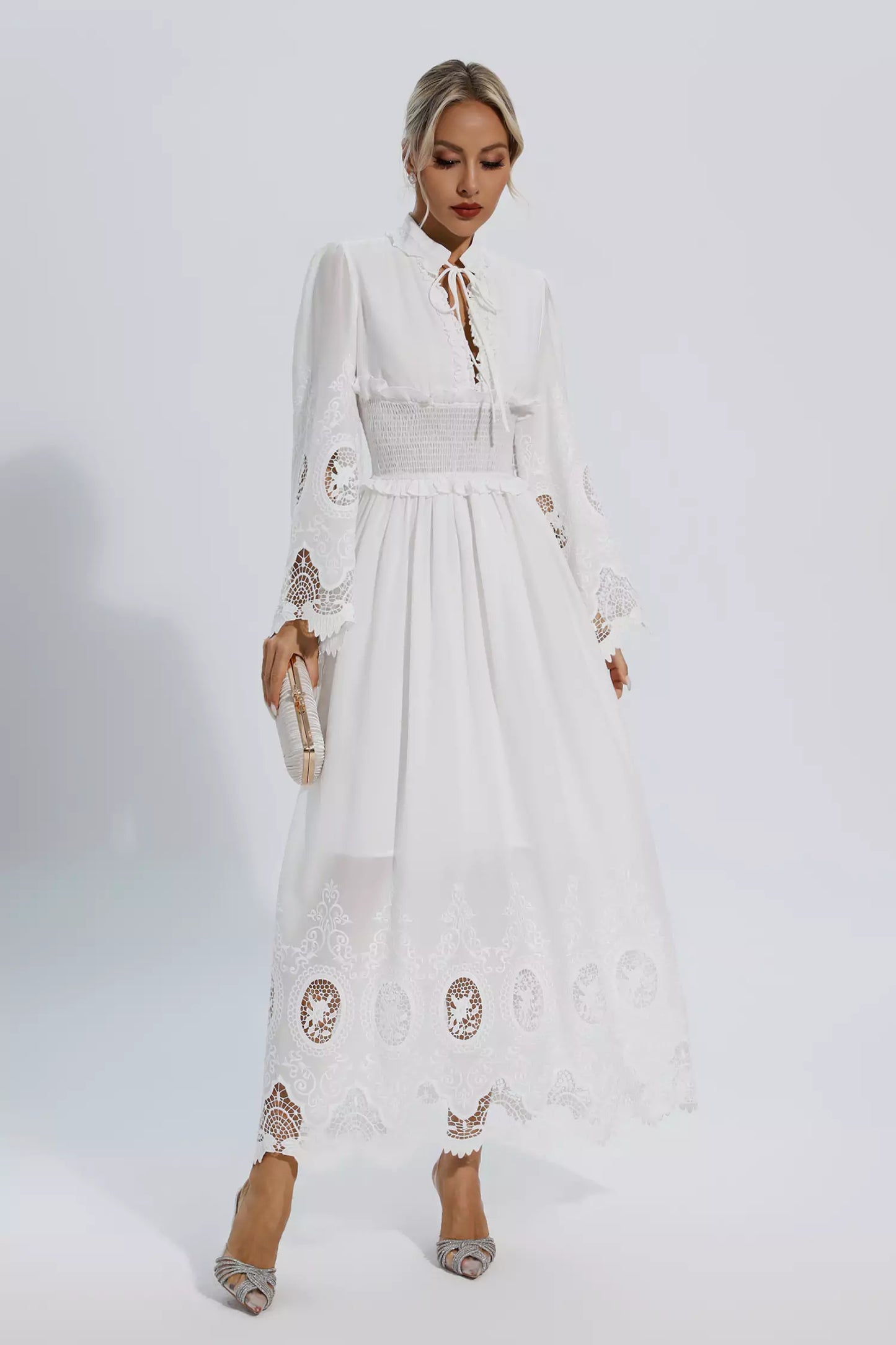 A Vintage Style Dress with Delicate Timeless Details