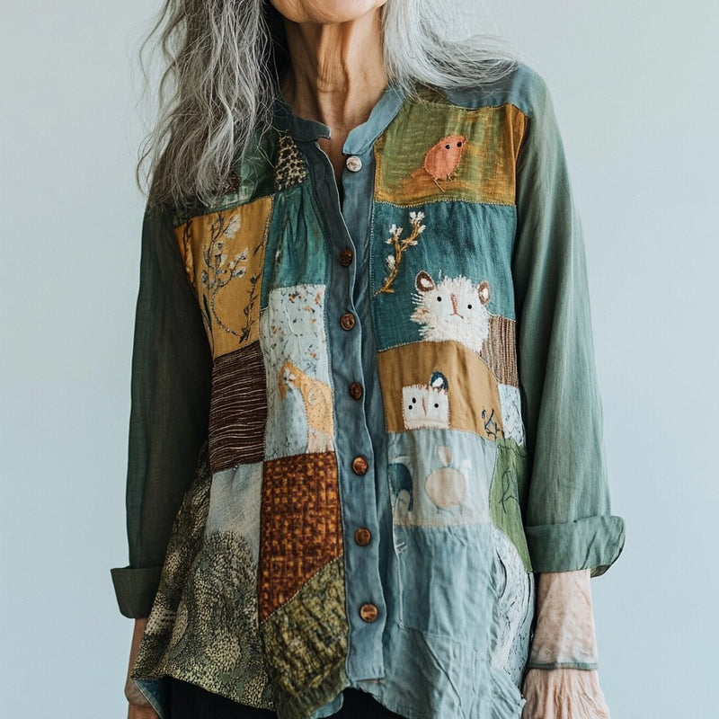 A Vintage Style Shirt with Delicate Timeless Details