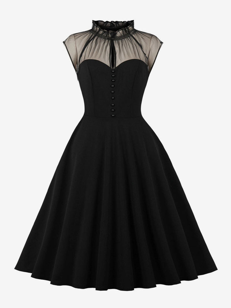 Classic Vintage Dress with a Flattering Fit