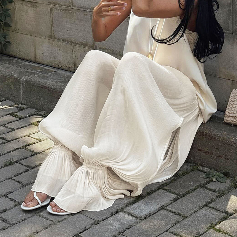 A Vintage Style Pants with Delicate Timeless Details