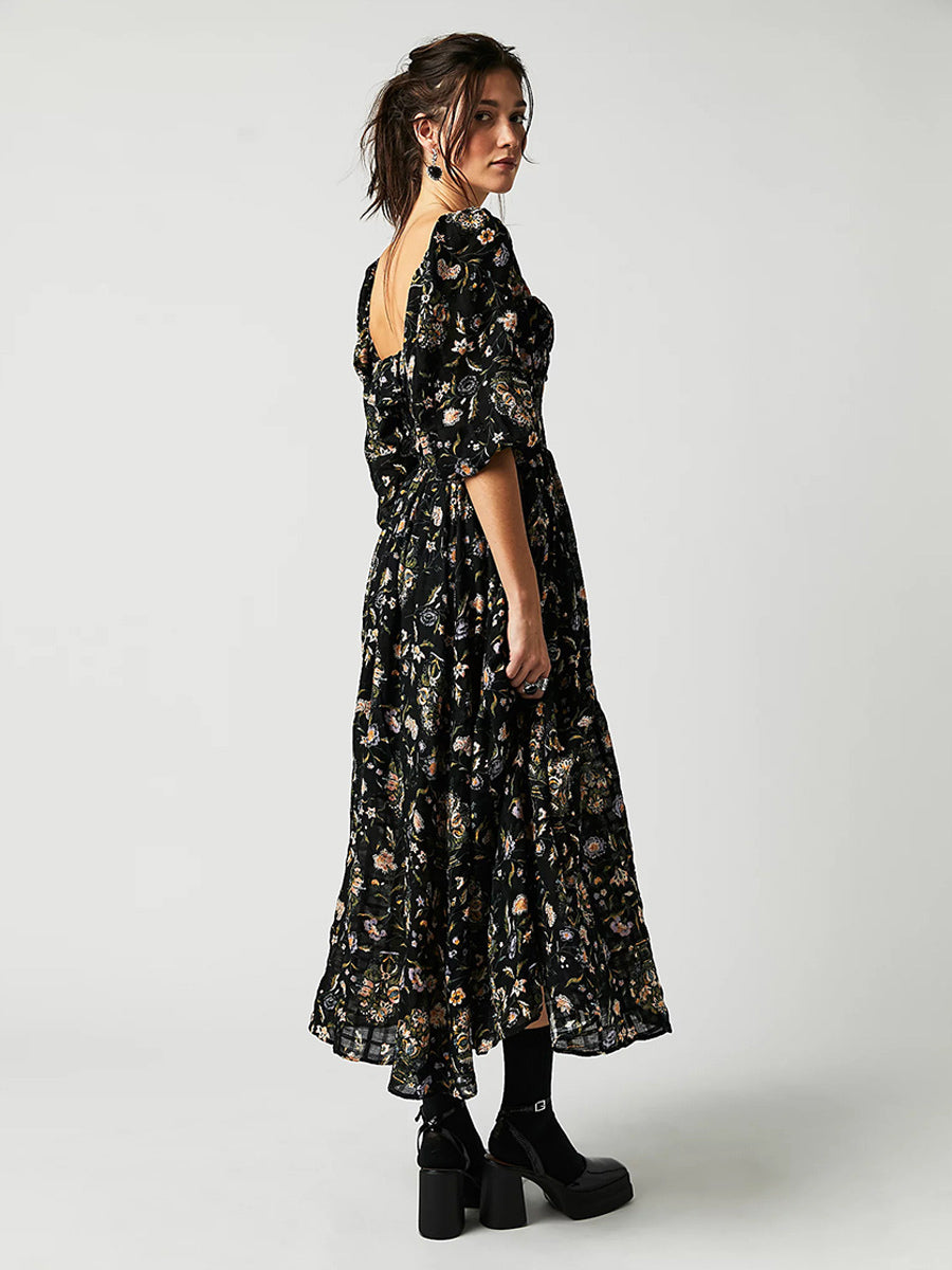 A Vintage Style Dress with Delicate Timeless Details