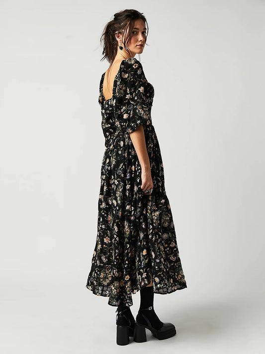 A Vintage Style Dress with Delicate Timeless Details