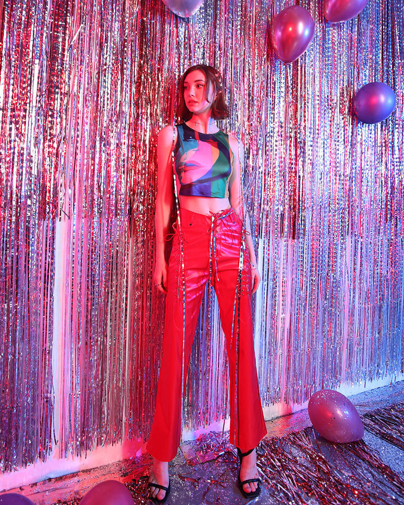 A Vintage Style Pants with Delicate Timeless Details