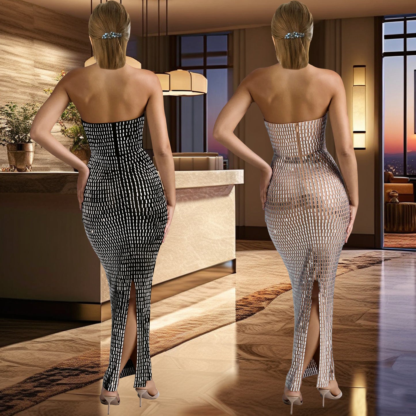 Beautifully Finished Dress in a Timeless Design