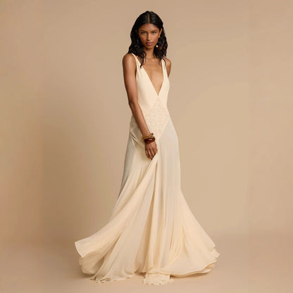 A Vintage Style Dress with Delicate Timeless Details