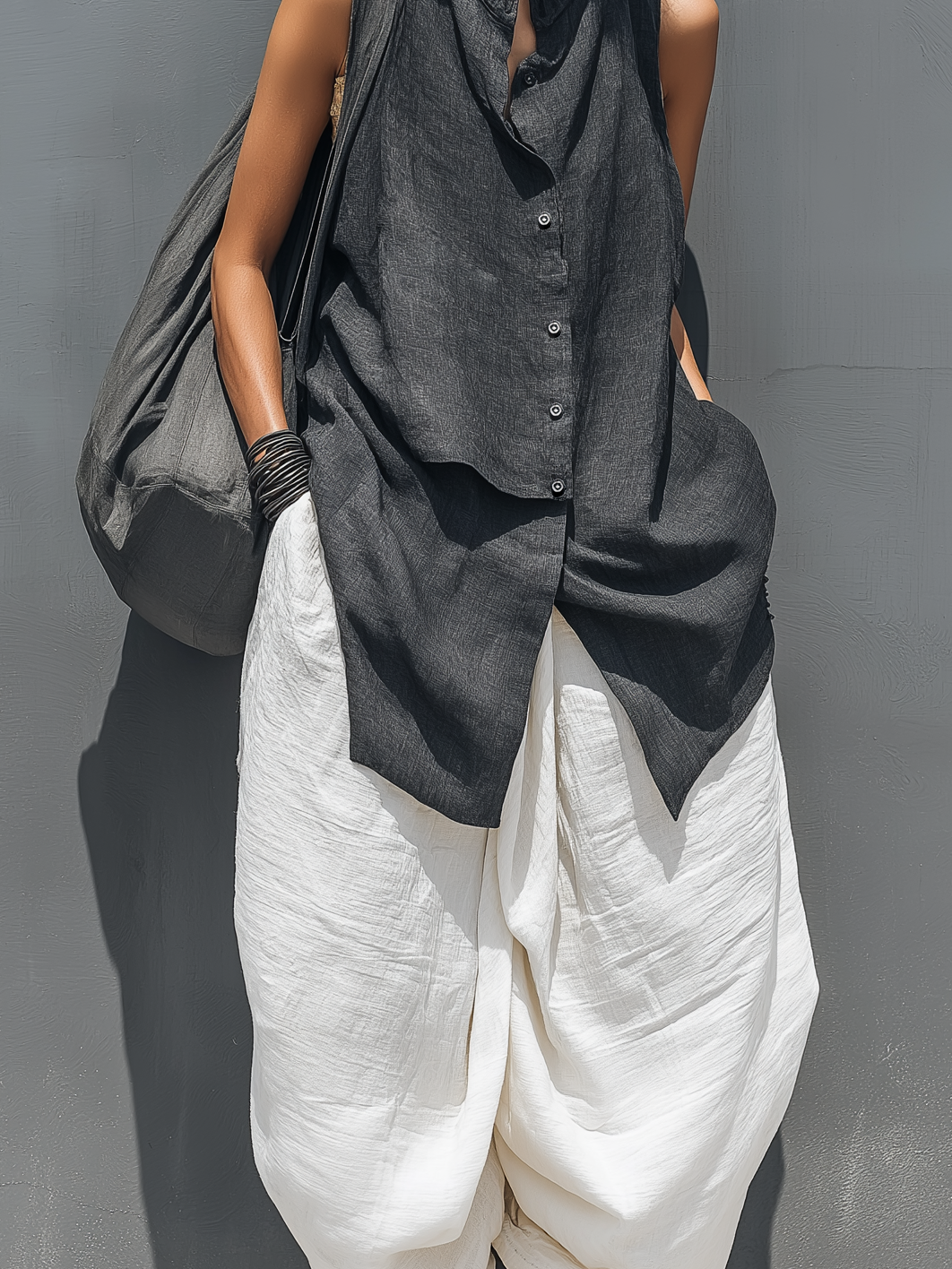 A Vintage Style Trousers with Delicate Timeless Details