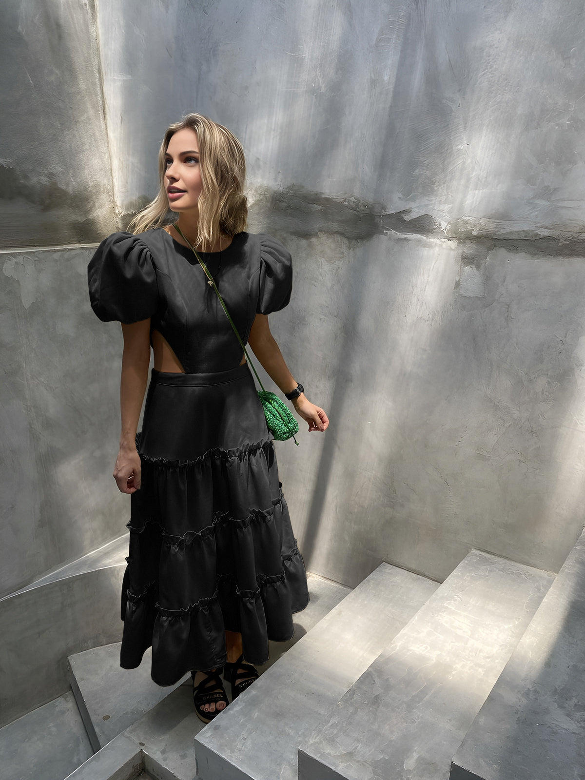 A Vintage Style Dress with Delicate Timeless Details