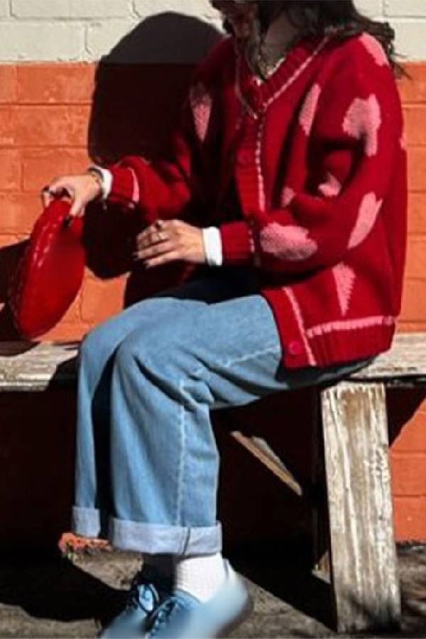 A Vintage Style Sweater with Delicate Timeless Details