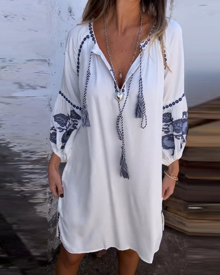 A Vintage Style Dress with Delicate Timeless Details