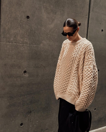 Vintage Inspired Sweater with a Contemporary Edge