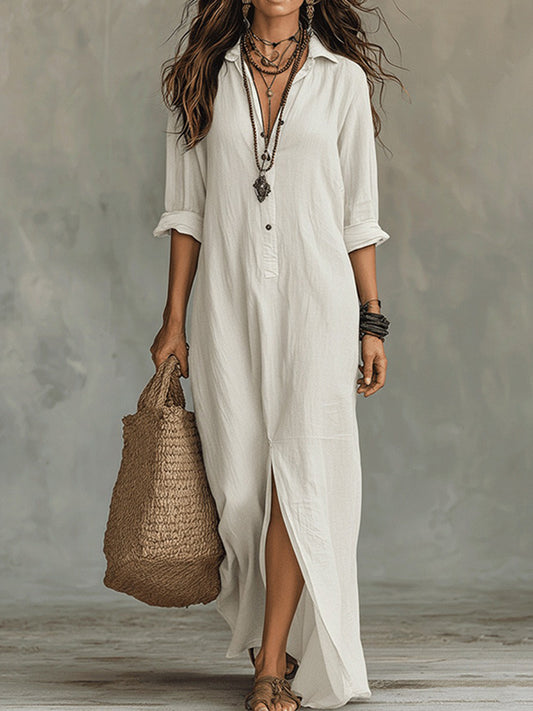 A Vintage Style Dress with Delicate Timeless Details