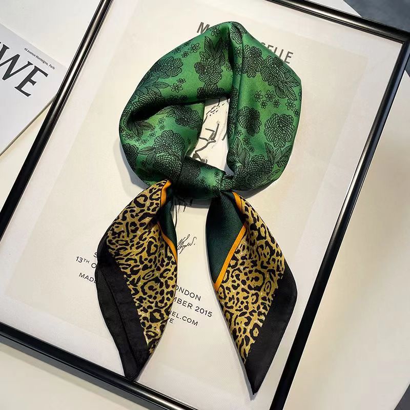 28 Emerald Green Leopard Print