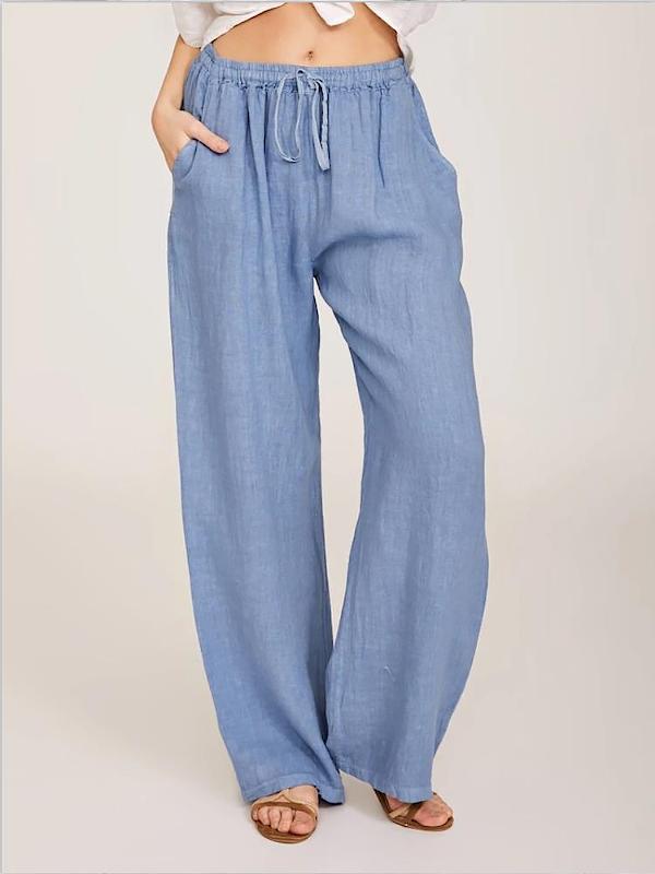 A Vintage Style Pants with Delicate Timeless Details