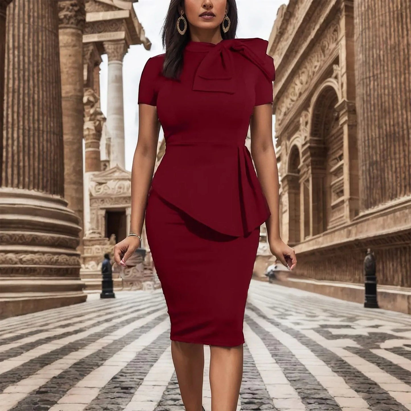 Elegantly Styled Dress for Everyday Wear