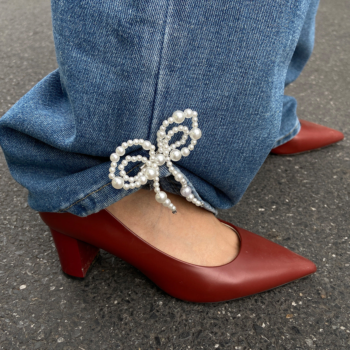 Vintage Handmade Pearl Anklet