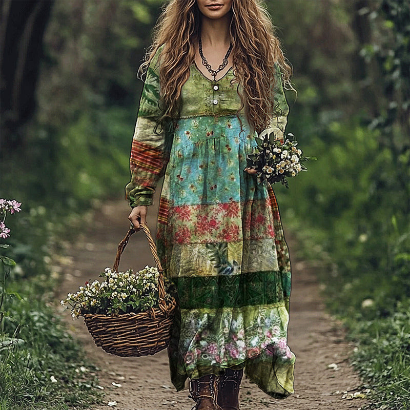 A Vintage Style Dress with Delicate Timeless Details